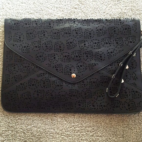 Iron Fist Handbags - IRON FIST Skull A Dot Clutch Purse